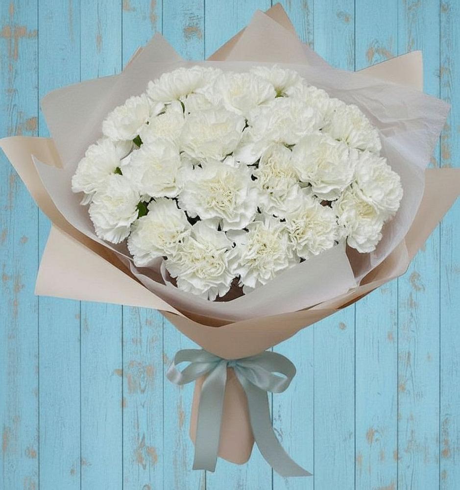 Букет цветов из: Гвоздики в Деденево