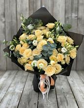 Букет цветов из:  Розы и Лизиантусы #REPLACE_PRED# Деденево