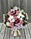 Букет цветов из: Альстромерии, Гвоздики, Розы и Хризантемы в Деденево