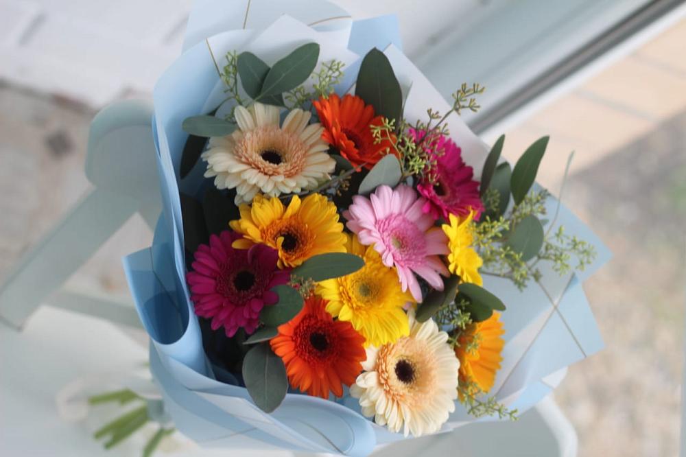 Букет цветов из: Герберы в Деденево