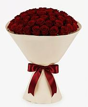 Букет 101 Бордовая роза Блэк Бакарра в Деденево