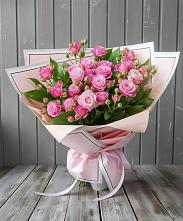 Букет Розовый кустик в Деденево