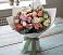 Букет цветов из: Розы, Лизиантусы и Гвоздики в Деденево