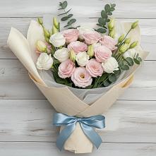 Букет цветов из:  Лизиантусы #REPLACE_PRED# Деденево