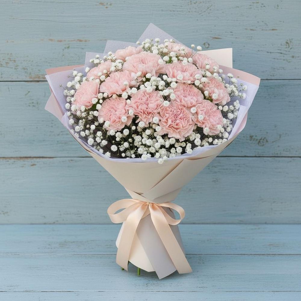 Букет цветов из: Гвоздики в Деденево