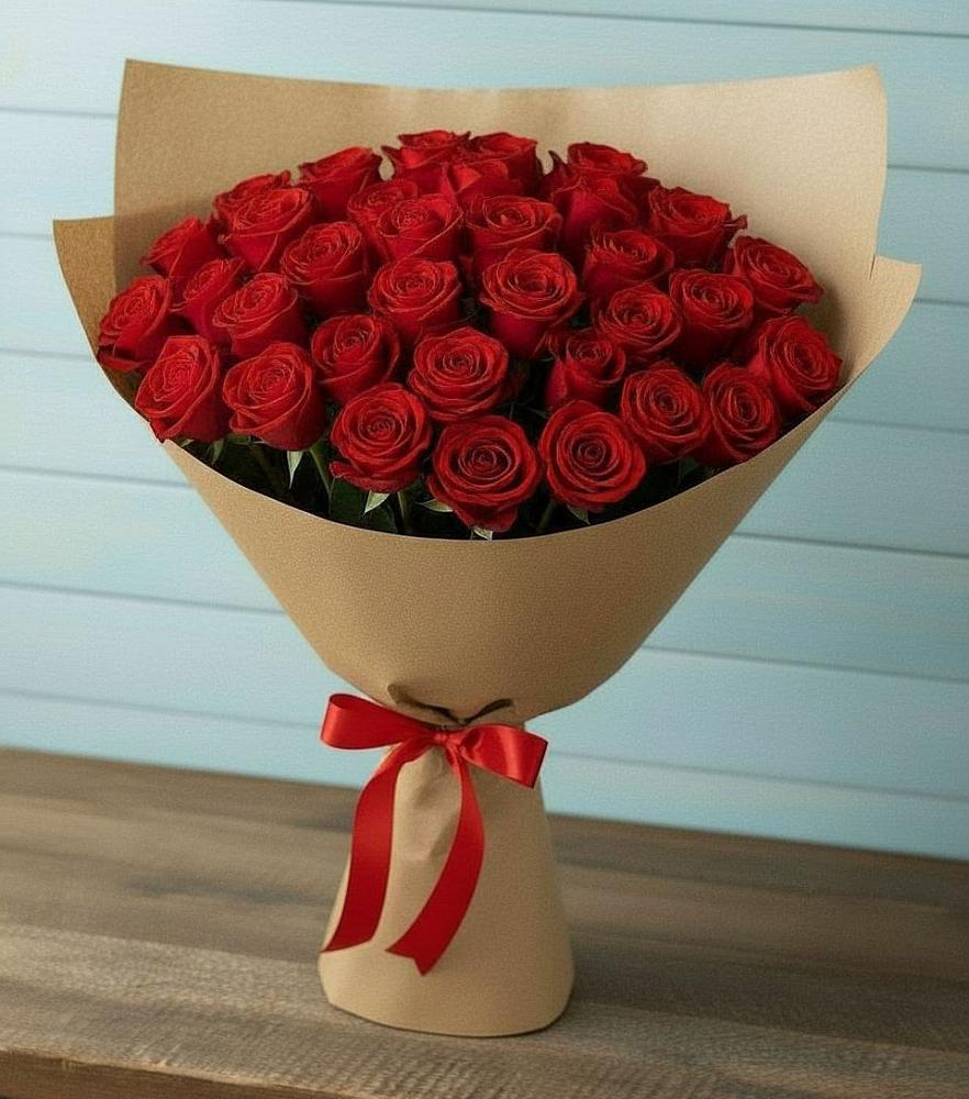Букет Красные розы Милано в Деденево