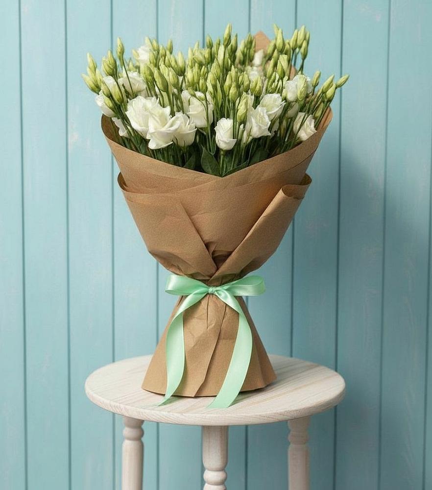 Букет цветов из: Лизиантусы в Деденево