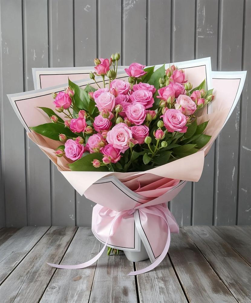 Букет Розовый кустик в Деденево
