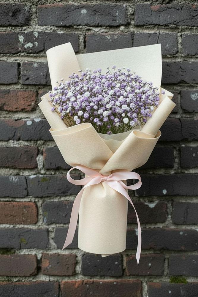 Букет цветов из: Гипсофила в Деденево