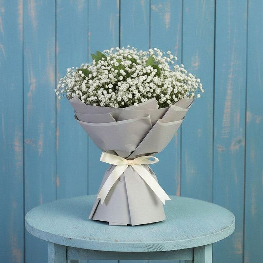 Букет цветов из: Гипсофила в Деденево