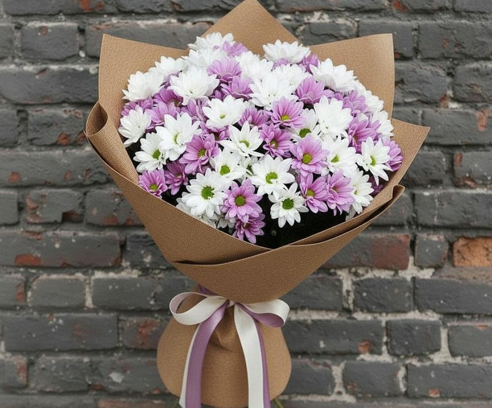 Букет цветов из: Хризантемы в Деденево